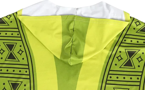 Vista 4 de Jurebecia Camilo Bruno Madrigal - Disfraz de cosplay para niños camisa de capa uniforme de capa superior conjunto de sudadera con capucha