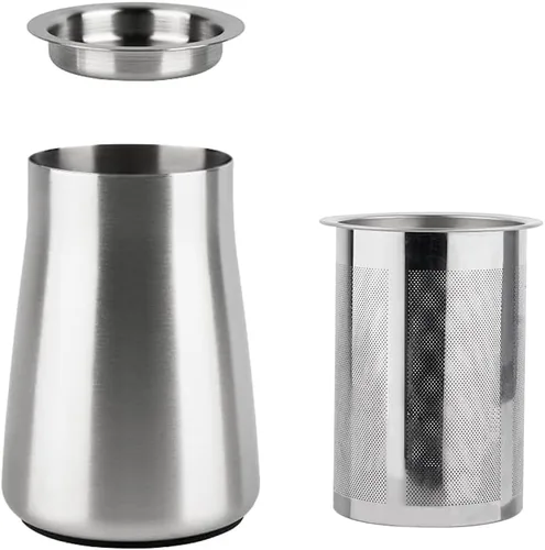 Vista 8 de watchget Tamiz de café molido de café tamiz de malla fina de 250 um con base antideslizante, receptor de molienda de acero inoxidable para verter