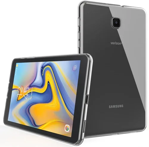 Vista 9 de Puxicu Funda transparente para Galaxy Tab A7 Lite 2021, diseño delgado, flexible y suave, funda protectora de TPU para tableta Samsung Galaxy Tab A7