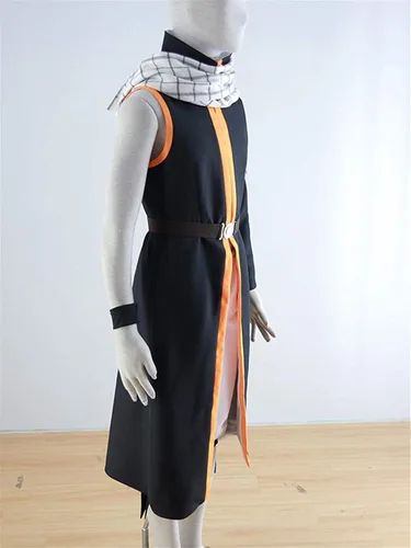 Vista 2 de Cosplay Life Fairy Tail Natsu Dragneel Cosplay Costume Full Set Outfit - Adult Men Halloween Anime and Manga Character Merch