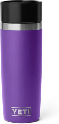 Vista 24 de YETI Rambler - Botella de viaje de 8 onzas, acero inoxidable, aislada al vacío con tapa a prueba de fugas, color negro