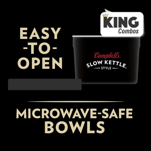 Vista 4 de Campbell's Slow Kettle Style - Galletas de tomate y albahaca dulce, 15.5 onzas. Tina + King Combos QR Code paquete de (2)