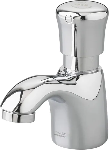 Vista 3 de American Standard 1340109.002 Grifo dosificador de grifo pilar con caño extendido, 1.0 GPM, cromo pulido