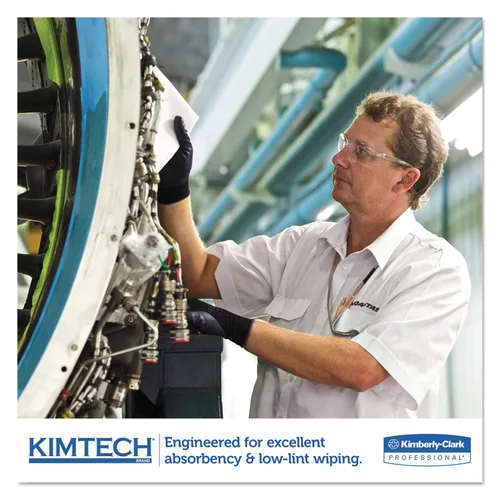 Vista 4 de Kimtech 06121 SCOTTPURE Limpiaparabrisas plegable 1/4, 12 x 15, blanco, 100 por caja (caja de 4 cajas)