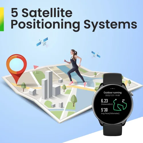 Vista 2 de Amazfit GTR Mini - Reloj inteligente de 43 mm, batería para 14 días, GPS, aplicación de fitness AI habilitada, monitoreo de frecuencia cardíaca