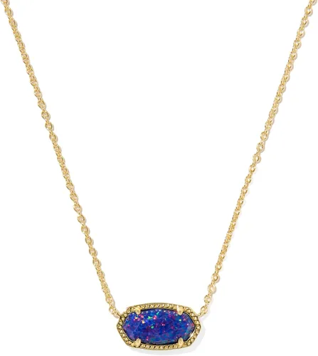 Vista 122 de Kendra Scott - Collar Elisa con dije para mujer, joyería de moda, chapado en oro de 14 quilates