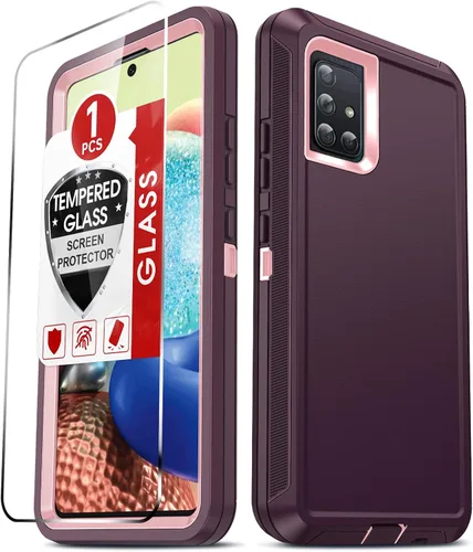 Vista 26 de LeYi Funda compatible con Samsumg Galaxy A05 4G: Galaxy A05 4G con resistente a los golpes, 3 en 1 de cuerpo completo, protección resistente
