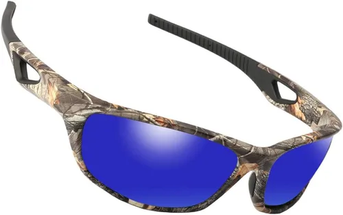 Vista 3 de Lentes de sol Tr90 polarizados para deportes al aire libre, marco de camuflaje para hombres y mujeres, ideales para conducir, pescar, cazar, reducir