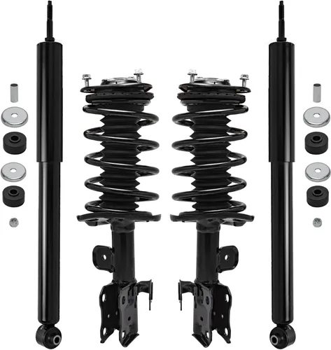 Vista 15 de Detroit Axle - Kit de 4 puntales para Ford Escape 2014-2019, 2 amortiguadores traseros ensamblaje 2 puntales delanteros y resortes helicoidales 2015