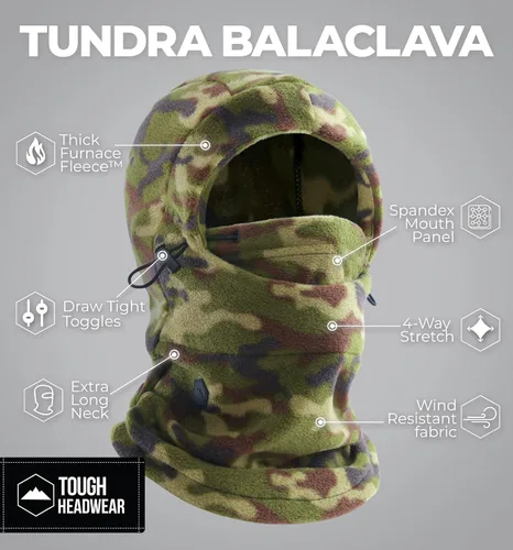 Vista 3 de Pasamontañas de vellón, máscara facial de invierno para hombres y mujeres