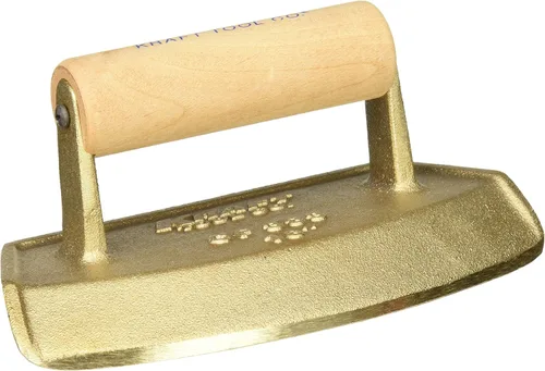 Vista 4 de Kraft Tool CF382 Tubo de chaflán de diámetro de bronce con mango de madera, 12 pulgadas