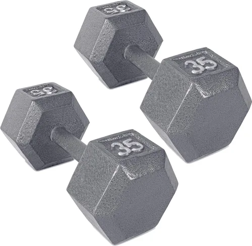 Vista 52 de CAP Barbell Mancuerna hexagonal de hierro fundido Múltiples opciones