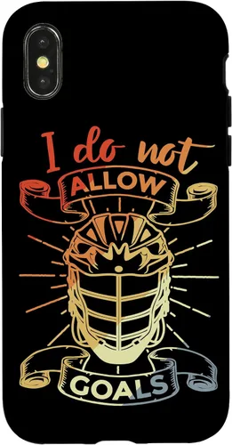 Vista 5 de Funny Lacrosse Goalie Case for iPhone 17