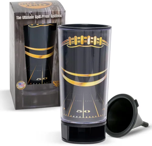 Vista 12 de Spit Bud Baseball #2 The Ultimate Spittoon para masticar – Taza portátil de inmersión y tabaco con tapa, pestaña pop, embudo a prueba de derrames