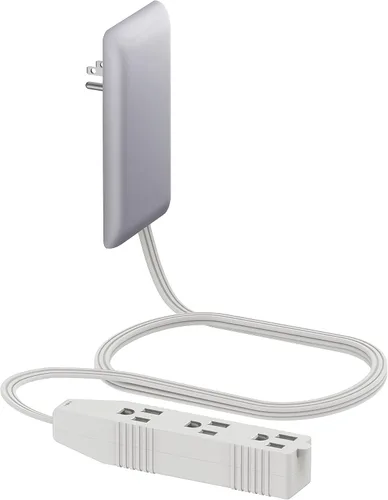 Vista 24 de LIDER LWE3-315-BK - Extensor de toma de corriente de cara plana con 3 receptáculos, enchufe de pared ultrafino, regleta de alimentación con cable