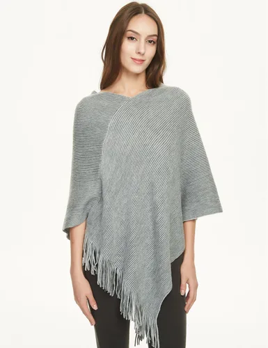 Vista 3 de Ferand Suéter tipo poncho ligero para mujer, chal versátil para otoño e invierno 2023