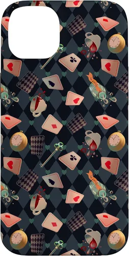 Vista 15 de Funda de regalo para iPhone 16 con diseño de cuento de hadas de Alicia en el país de las maravillas