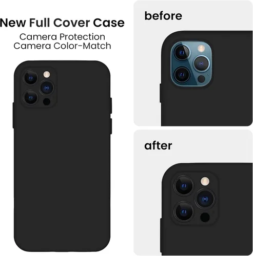 Vista 3 de Cordking Funda compatible con iPhone 11 Pro Max, funda de silicona [protección de cámara] Funda mejorada para teléfono con forro de microfibra suave