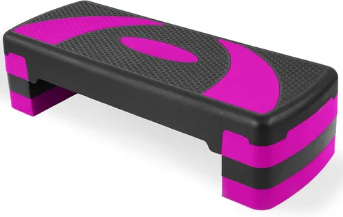 Vista 18 de BalanceFrom 31-inch Aerobic Step Platform Trainer with 3 Adjustable Risers Negro