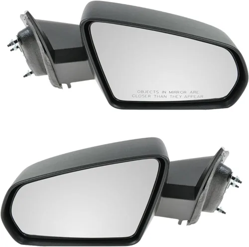 Vista 103 de TRQ Conjunto de 2 piezas de espejo lateral para conductor y pasajero, ajuste eléctrico, sin calefacción, sin memoria, color negro, compatible