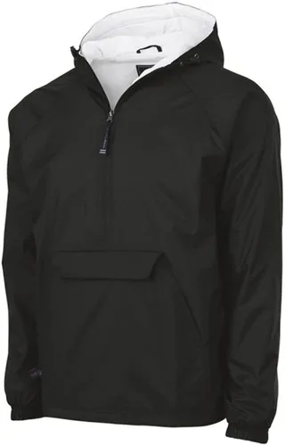 Vista 2 de Charles River Apparel Chaqueta de lluvia sin botones resistente al viento y al agua talla regularext