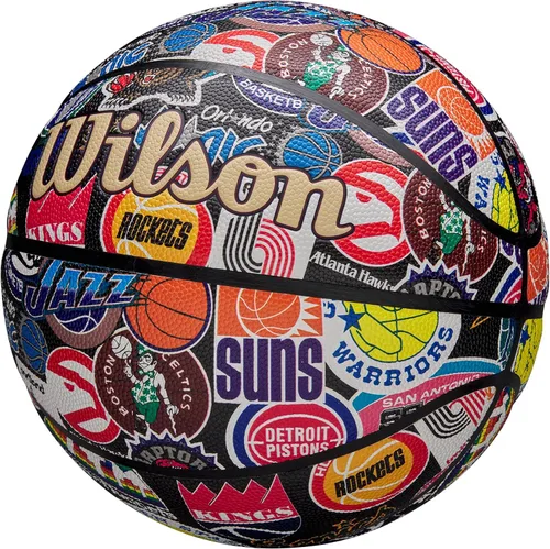 Vista 3 de Wilson NBA All Team Synthetic Leather Rubber 7/3 Indoor Outdoor Basketball