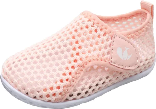 Vista 4 de JIASUQI Zapatos de agua para bebés, niños y niñas, para natación, piscina, playa, caminar, zapatos deportivos