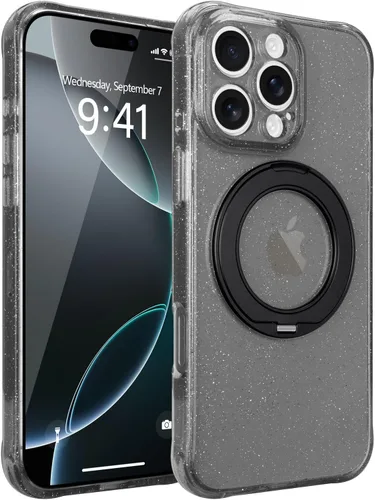 Vista 9 de Funda para iPhone 16 Pro Max, compatible con Magsafe, color negro