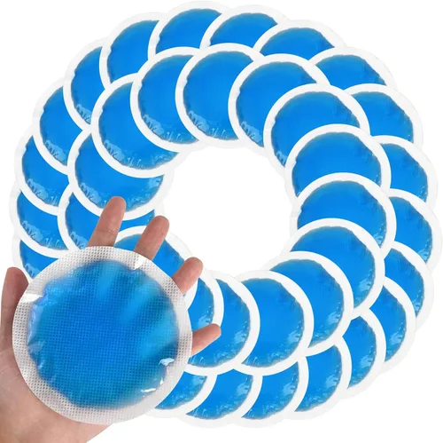 Vista 11 de Tutmyrea Compresa fría reutilizable, 6 paquetes de hielo suaves para lesiones, niños y heridas; paquetes de gel para ojos, cara, alergias y dientes