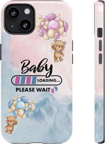 Vista 11 de Cute Baby Loading Phone Case for iPhone Models and Variants - Sweet Maternity Phone Cover for Pregnancy Reveal or Baby Shower