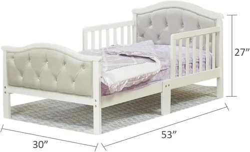 Vista 3 de Acolchado de cama infantil, The Orbelle Gray, Gris