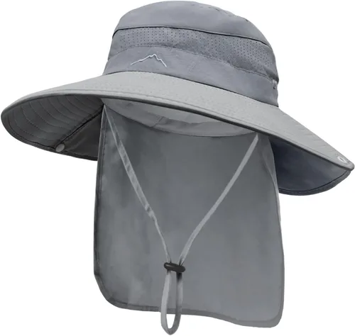 Vista 8 de Sombreros de sol para hombres y mujeres, protección UPF 50+, sombrero de Grisclaro