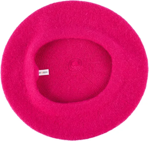 Vista 25 de Hat To Socks Boina francesa de mezcla de lana para hombre y mujer en colores lisos