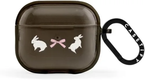 Vista 6 de CASETiFY Impact Airpods Pro (1ª/2ª) - Funda con anillo, color negro