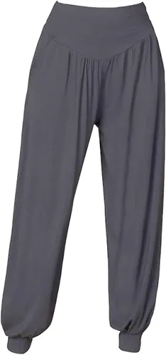 Vista 47 de Pantalones de algodón para mujer, elásticos, suaves, para yoga, deportes