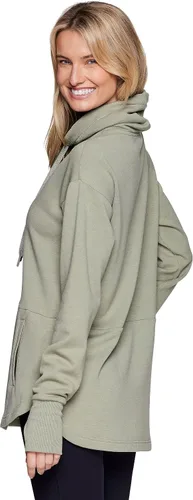 Vista 5 de RBX Active - Sudadera ligera y suave de forro polar para mujer