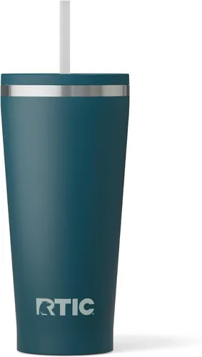 Vista 36 de RTIC Vaso Térmico Diario de 20 onzas de Acero Inoxidable Portátil con Aislamiento, Taza de Café de Viaje con Pajita, Forro de Cerámica, Tapa