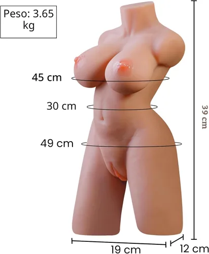Vista 5 de Novedosas muñecas adultas de 8 libras y funciones de succión de muñeca
