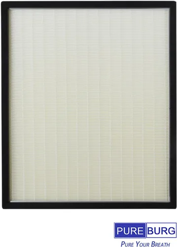 Vista 2 de PUREBURG Filtro de repuesto F301H compatible con BlueDri 550 Air Scrubber AS-550, paquete de 2 unidades H13 HEPA 19 x 16 x 2 Air Clean