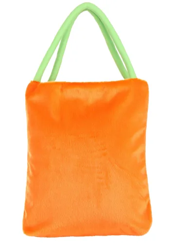 Vista 2 de Bolsa Esponjosa de Calabaza para Dulce o Travesura Multicolor