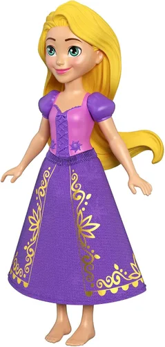 Vista 4 de Mattel Disney Princess Rapunzel - Muñeca pequeña y caballo Maximus con silla de montar, de Mattel Disney Movie Tangled