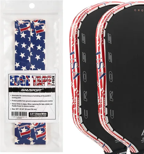 Vista 28 de PICKLETECH Cinta de protección de pala de pickleball – Protector de borde de cabeza de paleta – Cinta de protección de borde de raqueta ajuste