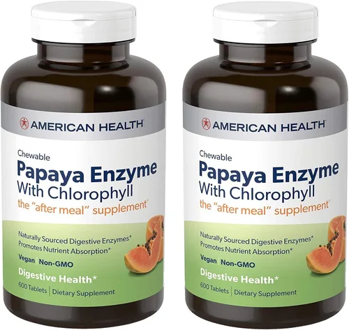 Vista 11 de Enzima de papaya masticable con clorofila 100 Chwbls