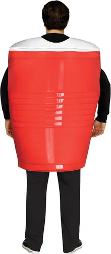 Vista 5 de Fun World Disfraz de Beer Pong para adultos, talla única