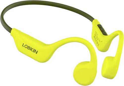 Vista 8 de LOBKIN Auriculares de Conducción Ósea Bluetooth 5.4 - Auriculares de Oreja Abierta Inalámbricos con Micrófono, IPX5 Impermeable, Auriculares Negro
