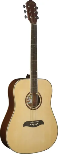 Vista 3 de Oscar Schmidt Guitarra acústica OG2B-A Dreadnought. Negro