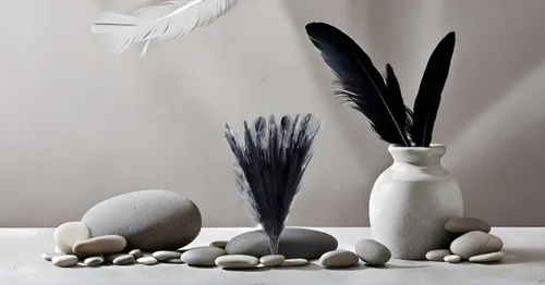 Vista 5 de UiiziC Hierba sintética de las pampas, 8 piezas de 30 pulgadas/76cm, flores artificiales secas y esponjosas, césped ascendente para rellenos de Negro