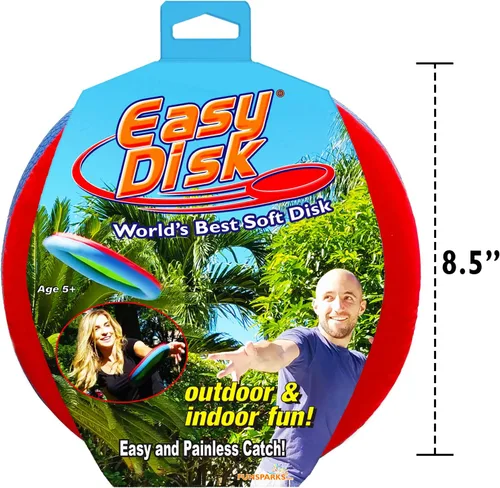 Vista 7 de Funsparks Easy Disk - Disco Volador de Captura Suave - Disco Fácil de Aprender y Jugar, Lanzamiento de Disco para Juegos en Interiores o Exteriores