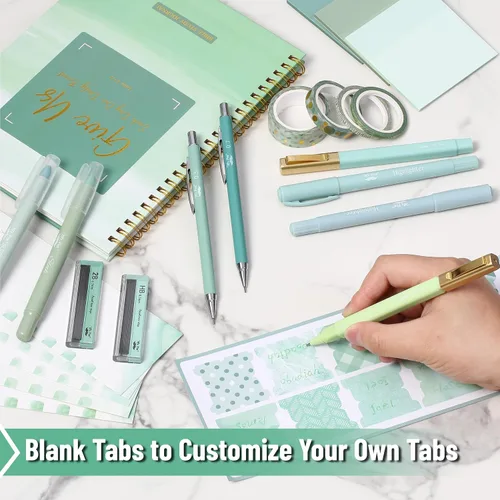 Vista 6 de Mr. Pen - Kit de diario bíblico para mujeres Bible Highlighters and Pens No Bleed, Notes, Tabs, Washi Tape & Journal for Devotions, Prayer &