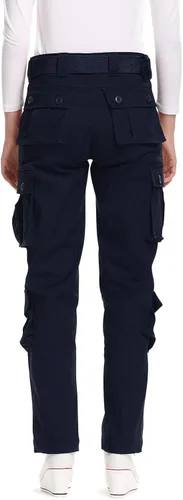 Vista 2 de Womens Stretch Casual Cargo Work Pants Camo Combat Tactical Travel Pants with 8 Pockets